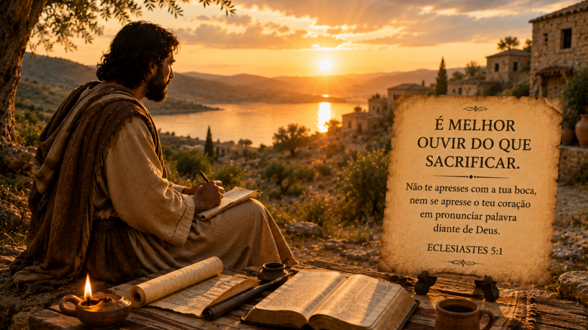 Leitura Bíblica: Eclesiastes 5-8